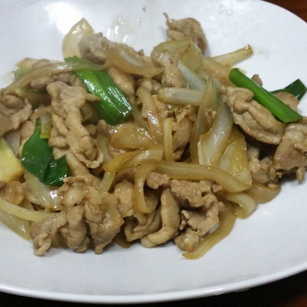 力力隨意煮-蔥爆豬肉 : か しこ一起做