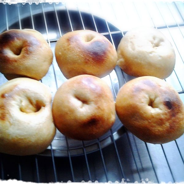 藍莓貝果(知名麵包店配方) : Jia Ming Nian一起做