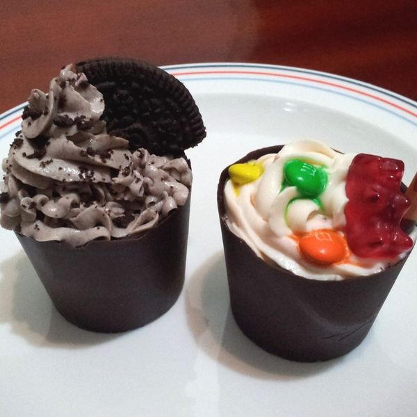 【奶油乳酪糖霜の巧克力杯子】:Lucy Chang 一起做