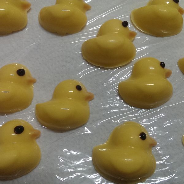 DIY自製黃色小鴨巧克力：Chihua Chen 一起做