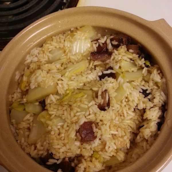 臘味煲仔飯：Miko 一起做