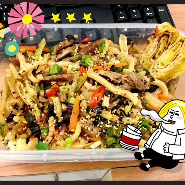 Olivia♥日式炒烏龍 : 吳花國一起做