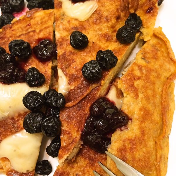 香蕉鬆餅(不用粉) : Nana Chu一起做