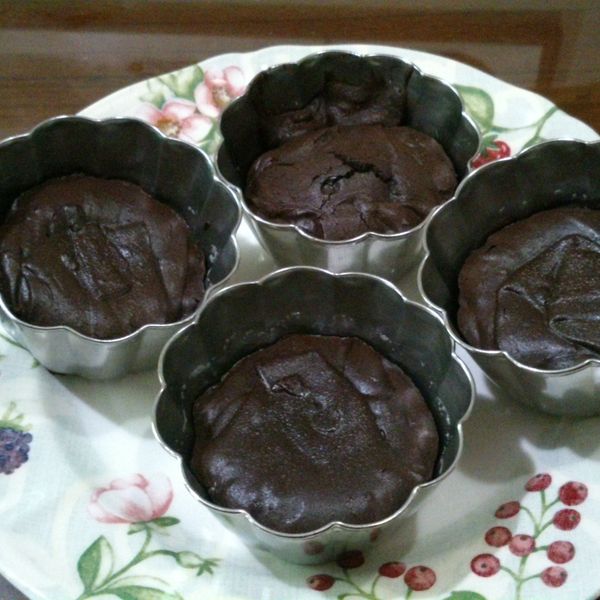 情人節限定: 熔岩巧克力蛋糕 : Peggy Yang一起做