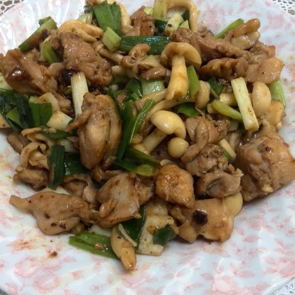 蔥爆雞丁：linda 一起做