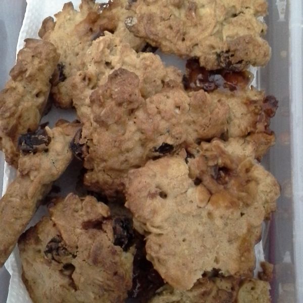 小烤箱做低糖燕麥堅果餅乾(另有大烤箱版)：Peixuan Huang 一起做