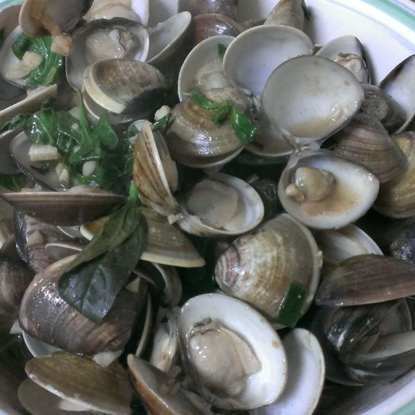 辣炒塔香蛤蜊 : 黃蘋儀一起做