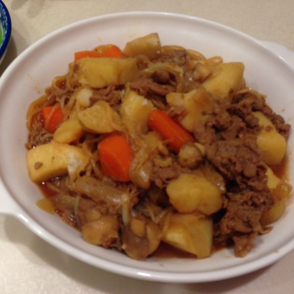 曰式豬肉燉馬鈴薥《肉じゃが》：Kaoru Wu 一起做