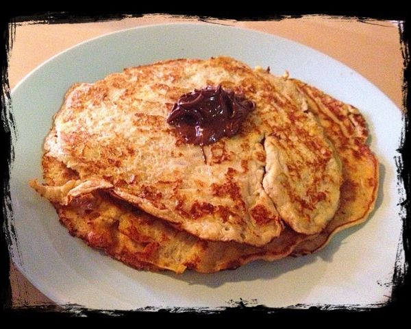 只要兩顆蛋+一根香蕉的簡單鬆餅! : Kuan Hsu一起做