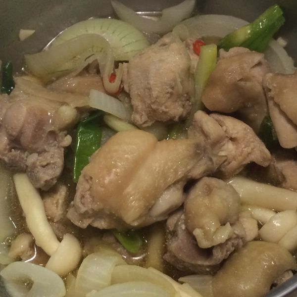 蔥爆雞丁：Hui-Fang Cheng 一起做