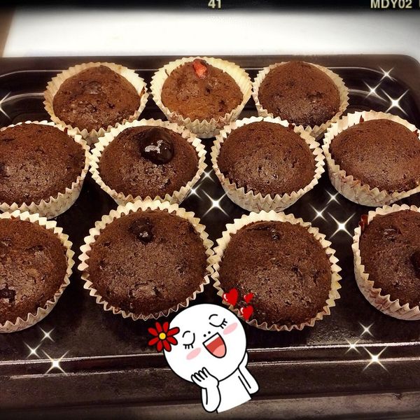 爆漿熔岩巧克力蛋糕 : Chiyomi1978一起做