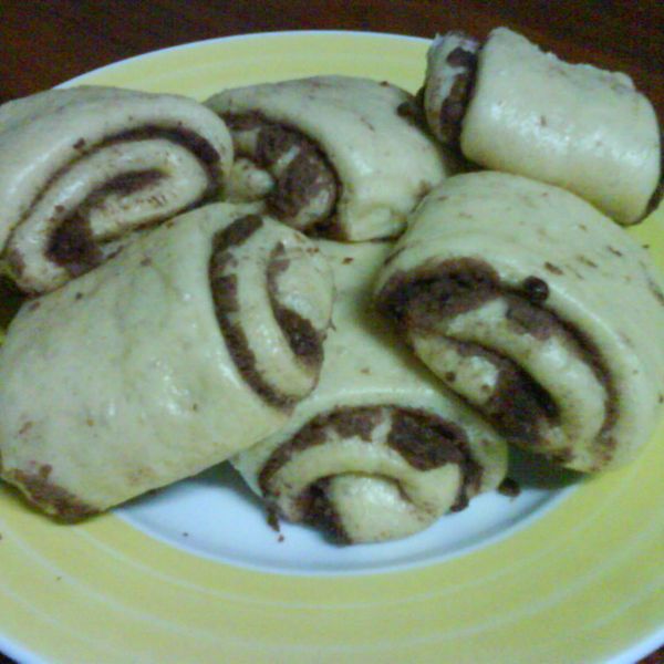 紅豆饅頭捲 : 黃蕎蓁一起做