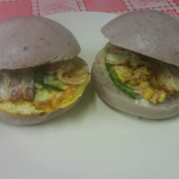 營養夾饅頭 : 黃蕎蓁一起做