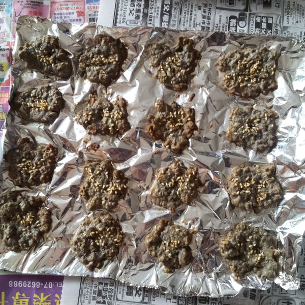 小烤箱做低糖燕麥堅果餅乾(另有大烤箱版)：盧淑婷 一起做