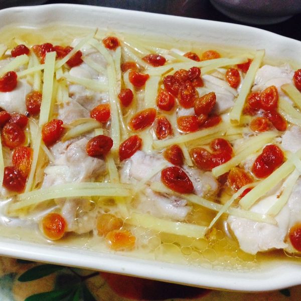 超簡易姜絲蒸雞腿：Ruby Hsu 一起做