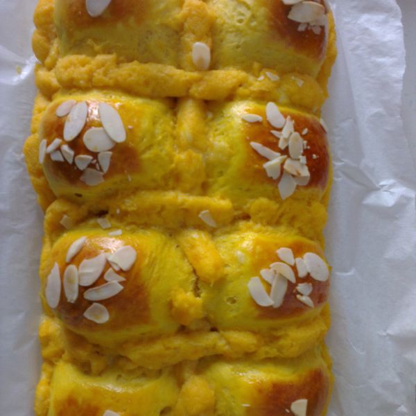 卡士達麵包 : chi一起做