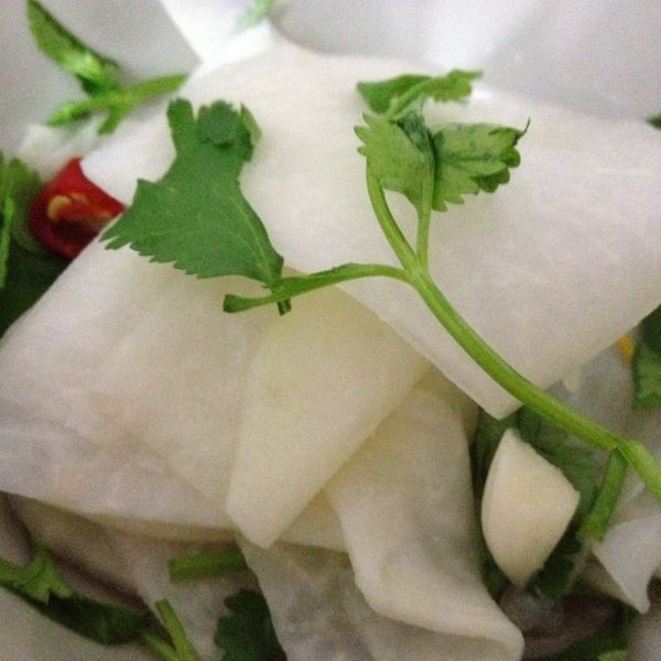 ♥憶柔蔬食♥涼拌薄脆剔透大頭菜 : Tina一起做