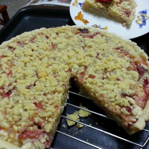 杏仁酥草莓派 : 橘 夜兒一起做