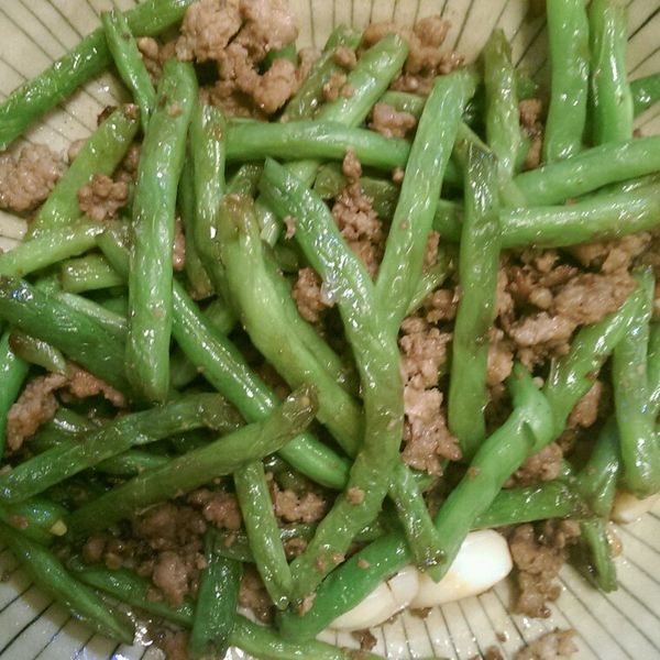 乾扁四季豆 : 潘娜娜一起做