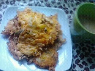 南瓜蔬菜餅：可愛瑄 一起做