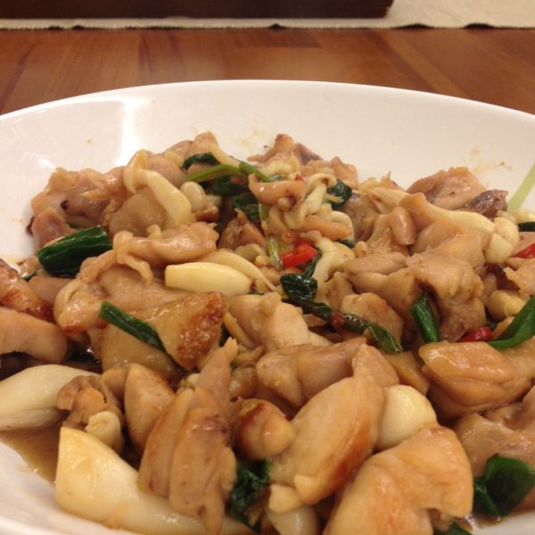 蔥爆雞丁：Ophelia 一起做