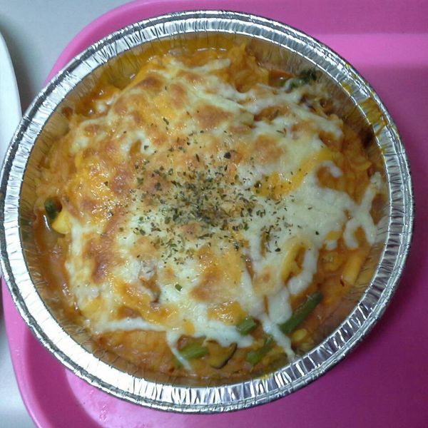 焗烤南瓜海鮮飯 : 吳荷莉一起做