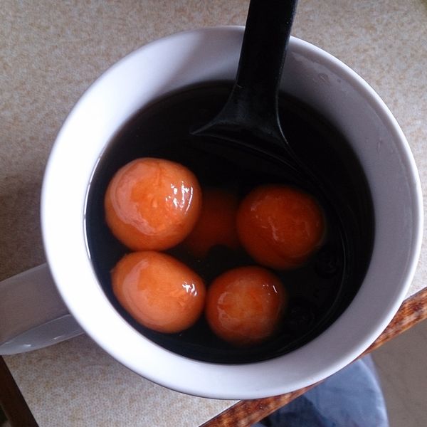 手工地瓜圓 : 迪龍一起做