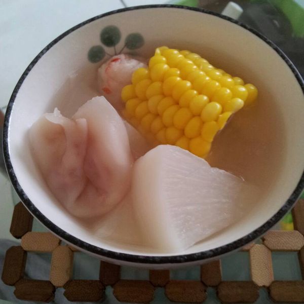 ㄚ曼達的廚房~蘿蔔玉米湯：Mei-Chu  Peng 一起做