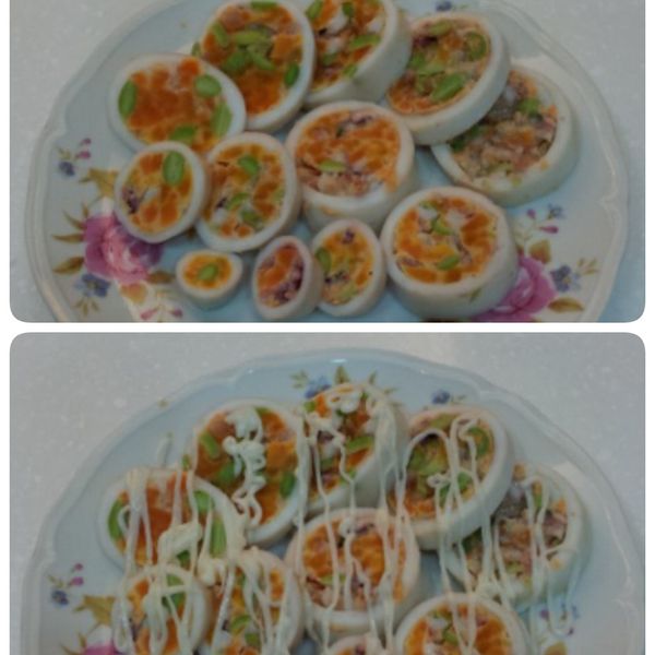 蛋黃中卷_電鍋料理 年菜冷盤：Kelly Chiu 一起做