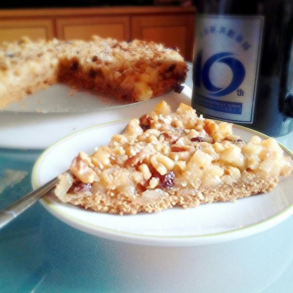 ㄚ曼達的廚房~焦糖核桃蘋果派 : Ching Chiang一起做