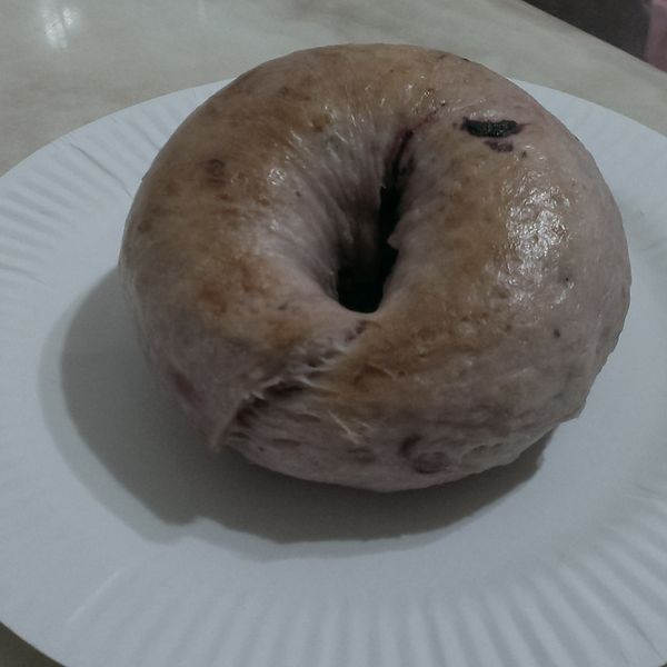 藍莓貝果(知名麵包店配方) : angie一起做