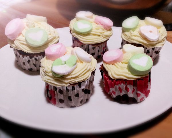 【杯子蛋糕簡單裝飾】 : Sunny Hsieh一起做