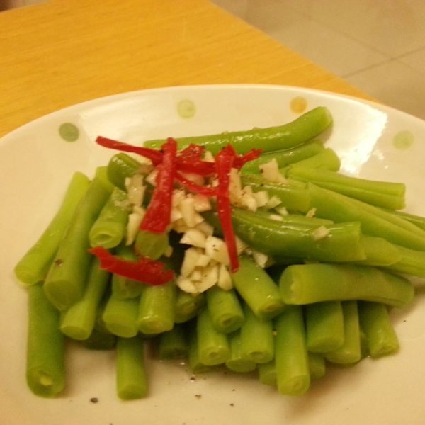 涼拌四季豆(敏豆)：🌸Annie’s料理小天地📣 一起做