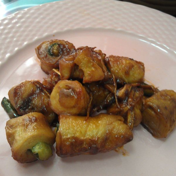 ღ小吟愛做菜ღ 素腸~美人腿：咩咩楊 一起做