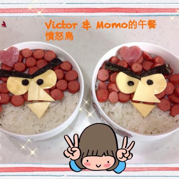 【Angry Birds米披薩】 免烤箱：Sharon Ho 一起做