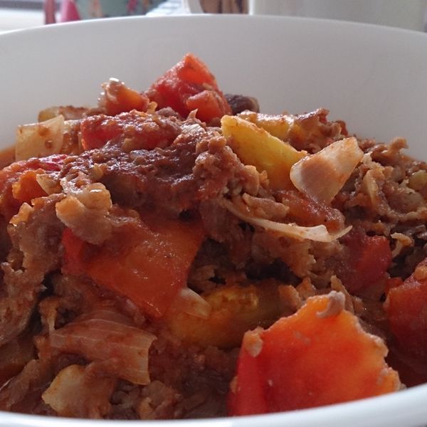 鳳梨牛肉燴飯:雪莉 一起做