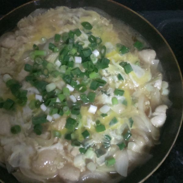 超簡單！雞肉親子丼 : Chung Chun Wang一起做