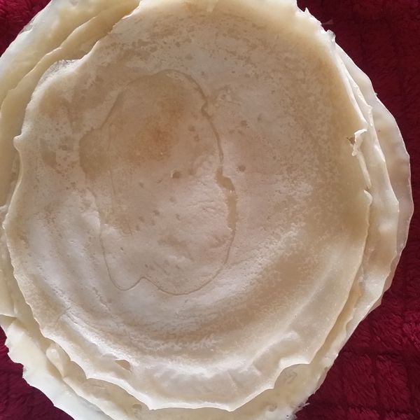 簡易自製潤餅皮(春捲皮) : 李瑈嬑一起做