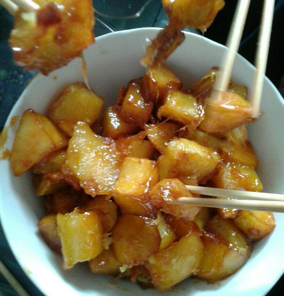 喜氣洋洋~黃金拔絲地瓜(芋頭) : 楊晴一起做