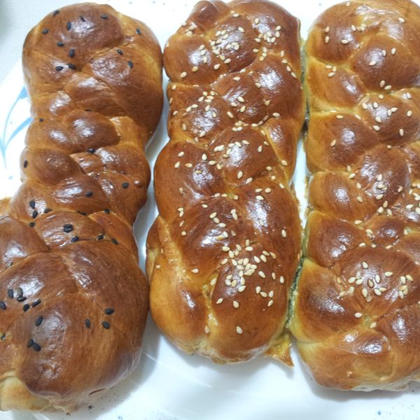 辮子麵包。烘焙展食譜募集:阿茹師 一起做