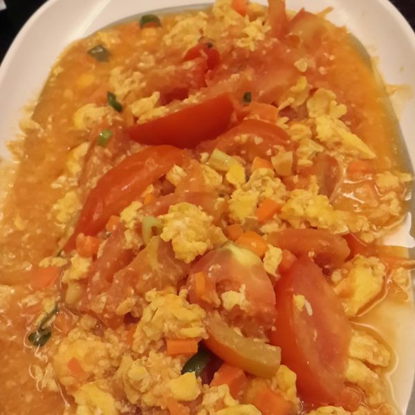 【靜靜小廚】蕃茄炒蛋：Doris Wang 一起做