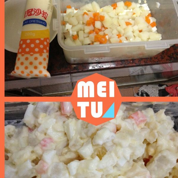 電鍋版 ♥ 馬鈴薯沙拉 : Jean Chen一起做