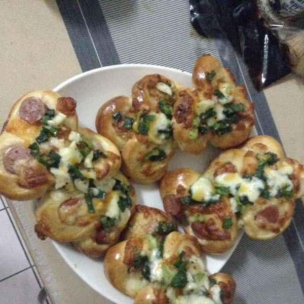 蔥花熱狗麵包【烘焙展食譜募集】 : 陳雅琪一起做