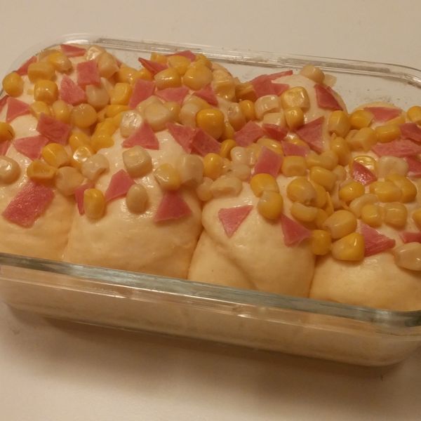 牛奶麵包。樂扣樂扣耐熱玻璃保鮮盒 : Meme Yang一起做