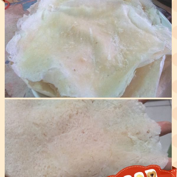 簡易自製潤餅皮(春捲皮) : 李雅君一起做