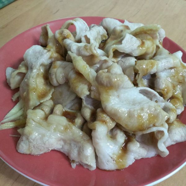 蒜泥白肉：Luann 一起做