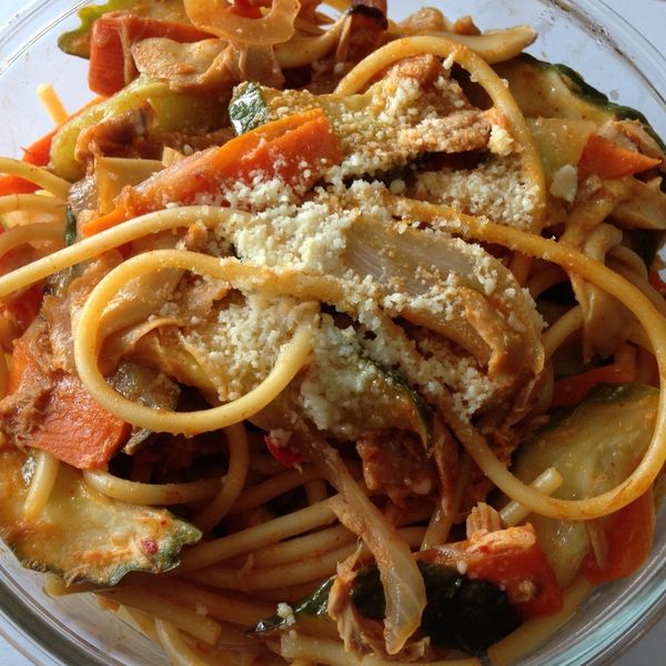 韓式泡菜義大利麵：Pei Chun Lee 一起做