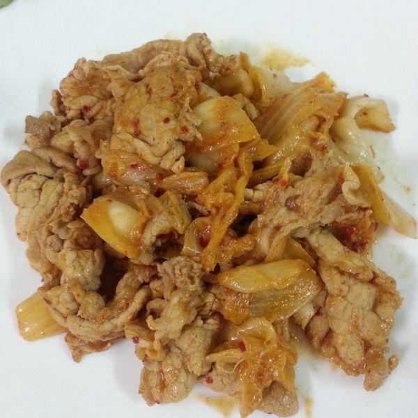韓式泡菜炒豬肉-泡菜人妻in NY's kitchen : Ju Ju Lu一起做