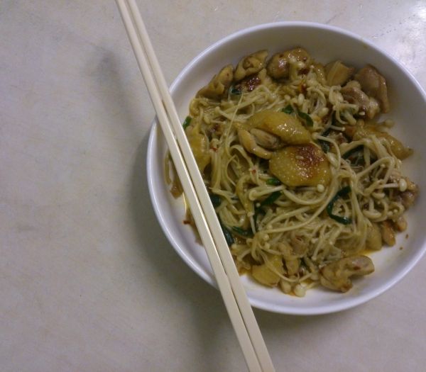 蔥爆雞丁：dorcas 一起做