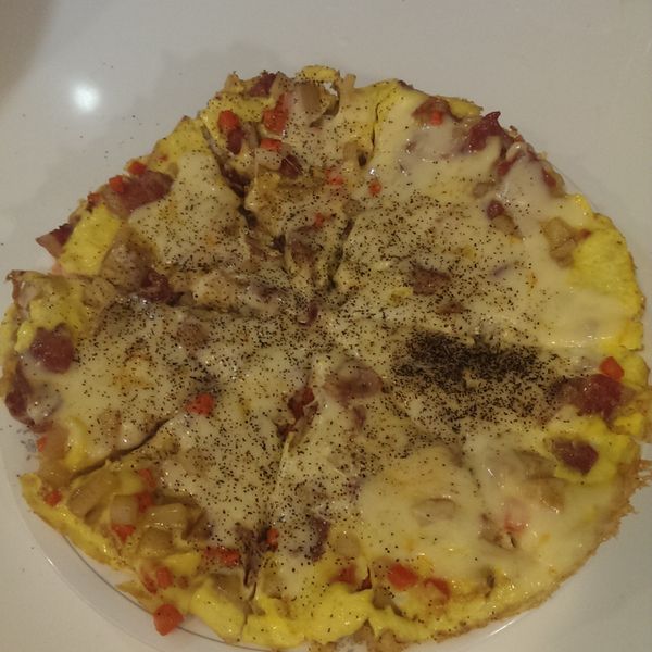 Mimi♥培根馬鈴薯烘蛋 : 倪樂樂一起做